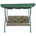 Coussins de balancelle ext�rieur 120 x 50 x 50cm, coussins pour balancelles 2 - 3 places, vert, setgarden ...