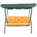 Setgarden - coussins de balancelle ext�rieur 160 x 50 x 50cm, coussins pour balancelle 3 places orange ...