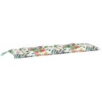 Coussin de banc de jardin multicolore 150x50x7 cm tissu oxford