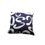 Coussin ''bleu et blanc'' 40 x 40 cm