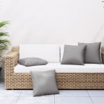 Coussins de canap� lot de 4 gris 60x60 cm tissu vidaxl
