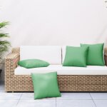 Coussins de canap� lot de 4 vert 50x50 cm tissu vidaxl