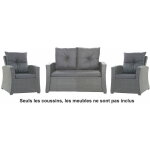 Coussins pour canap, coussins pour banc, coussins pour mobilier de jardin extrieur, coussins de balanoire, ...