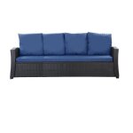 Setgarden - coussins de canapé de jardin en résine tressée 168x50x7 + 356x50cm set de coussins 3 places ... Setgarden - coussins de canapé de jardin en résine tressée 168x50x7 + 356x50cm set de coussins 3 places ...