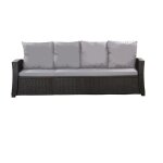 Setgarden - coussins de canapé de jardin en résine tressée 168x50x7 + 356x50cm set de coussins 3 places ... Setgarden - coussins de canapé de jardin en résine tressée 168x50x7 + 356x50cm set de coussins 3 places ...