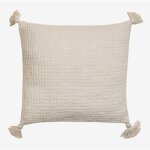 Sklum - coussin carr� en coton (45x45 cm) resnais beige cr�me