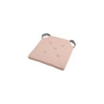 Stof duo galette carr�e ruban auto - agrippant 38x38cm moutarde taupe - stof