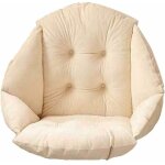 Coussin de chaise avec dossier si�ge coquille fauteuil velours douillet elastique impermeable pour chaise ...