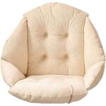 Coussin de chaise avec dossier si�ge coquille fauteuil velours douillet elastique impermeable pour chaise ...