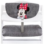 Coussin pour chaise haute - hauck - highchair pad deluxe - minnie gris