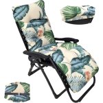 Coussin de chaise longue, bain de soleil, coussin transat jardin int�rieur ext�rieur antid�rapante, matelas ...