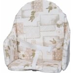 Coussin de chaise � sangles bambisol plaque centrale en mousse - motif lapin beige