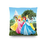 Coussin chteau princesses 2 faces disney 40x40 cm