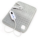 Coussin chauffant laine polaire 40x30cm 3 niveaux de chauffage arr�t automatique lavable � 30�