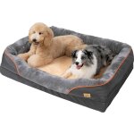 Coussin chien déhoussable orthopétique - canapé chien grande taille petit matelas mousse à mémoire de ... Coussin chien déhoussable orthopétique - canapé chien grande taille petit matelas mousse à mémoire de ...