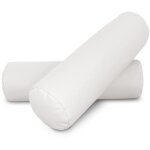 Happers - coussin cylindrique 50x15 blanc pack 2 units 50x15 blanc