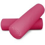 Coussin cylindrique 50x15 fuchsia pack 2 unit�s 50x15 fuschia