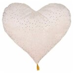 Coussin dco enfant c?ur 40x45cm rose