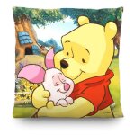 Coussin - disney winnie l'ourson et porcinet 40x40 cm