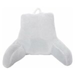 Coussin de lecture 'lombaire' 86cm gris