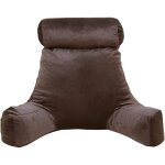 Bananair - coussin de lecture velours - 65x80 cm chocolat