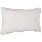 Coussin lilou coton blanc ivoire 30x50cm - atmosphera crateur d'intrieur
