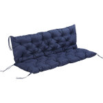 Coussin matelas assise dossier pour banc de jardin balancelle canap 3 places grand confort 150 x 98 ...