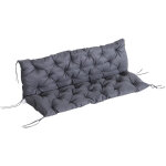 Coussin matelas assise dossier pour banc de jardin balancelle canap 3 places grand confort 150 x 98 ...