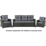 Coussins pour mobilier de jardin extrieur, coussins pour canap, coussins pour banc, coussins de balanoire, ...