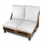 Coussin multi - usage sol ou dossier ou siège pour palette extérieur banc happers 60x80 blanc Coussin multi - usage sol ou dossier ou siège pour palette extérieur banc happers 60x80 blanc