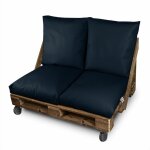 Coussin multi - usage sol ou dossier ou siège pour palette extérieur bleu fonçé happers 60x80 bleu fonçé ... Coussin multi - usage sol ou dossier ou siège pour palette extérieur bleu fonçé happers 60x80 bleu fonçé ...