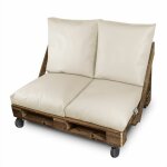 Coussin multi - usage sol ou dossier ou sige pour palette extrieur cru happers 60x60 cru