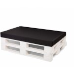 Coussin pour palette 120x60 noir, grands coussins de sol, coussins de jardin, coussins de sol pour enfants ...