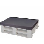 Coussin pour palette 120x80 anthracite, grands coussins de sol, coussins de sol pour enfants coussin ...