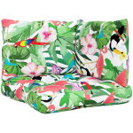 Coussins de palette lot de 3 multicolore tissu oxford vidaxl