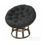 Coussin papasan rond coussin de chaise capitonn arrondi coussin de sol pais couleur unie confortable, ...