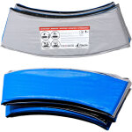 Kangui - coussin de protection trampoline ø 360 cm - bleu et gris Kangui - coussin de protection trampoline ø 360 cm - bleu et gris