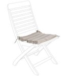 Coussin de si�ge matelass� gris - confort et style en un seul produit