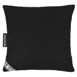 Coussin similicuir indoor noir happers 45x45 noir