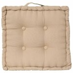 Coussin de sol 'dorian' 40x40cm beige Coussin de sol 'dorian' 40x40cm beige