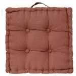 Coussin de sol 'dorian' 40x40cm terracotta Coussin de sol 'dorian' 40x40cm terracotta