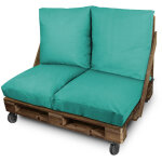 Coussin de sol polyvalent extrieur naylim mate turquoise 60x60 turquoise - happers