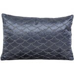 Coussin en velours brod