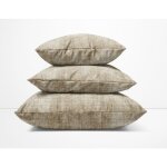 Coussin velvet beige meubles colombe gris en tissu doux velout� antimacchia cm. 40 - 50 - 60 fabriqu� ...