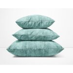 Coussin velvet velvet green en tissu velout doux cm rsistant aux taches. 40 - 50 - 60 fabriqu en italie ...