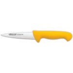 Couteau de boucherie arcos couleur - prof 292900 en acier inoxydable nitrum et mango polypropylne jaune ...
