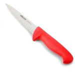 Couteau de boucherie arcos couleur - prof 293022 en acier inoxydable nitrum et mango polypropylne rouge ...