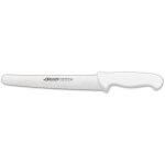 Couteau de boulanger arcos couleur - prof 293224 en acier inoxydable nitrum et mango polypropyl�ne blanc ...