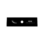Couteau broyeur 2 dents diamtre 25, 4mm - fuxtec - dbroussailleuses mt152 / ms152 / mt4en1 / mt 2en1 ...