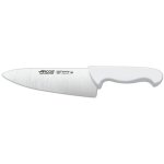 Couteau de chef arcos 2900 - prof 290724 en acier inoxydable nitrum et mango polypropylne blanc ergonomique ...